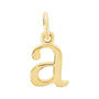 Gold Initial Pendant in 14K yellow gold