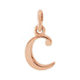 Gold Initial Pendant in 14K rose gold