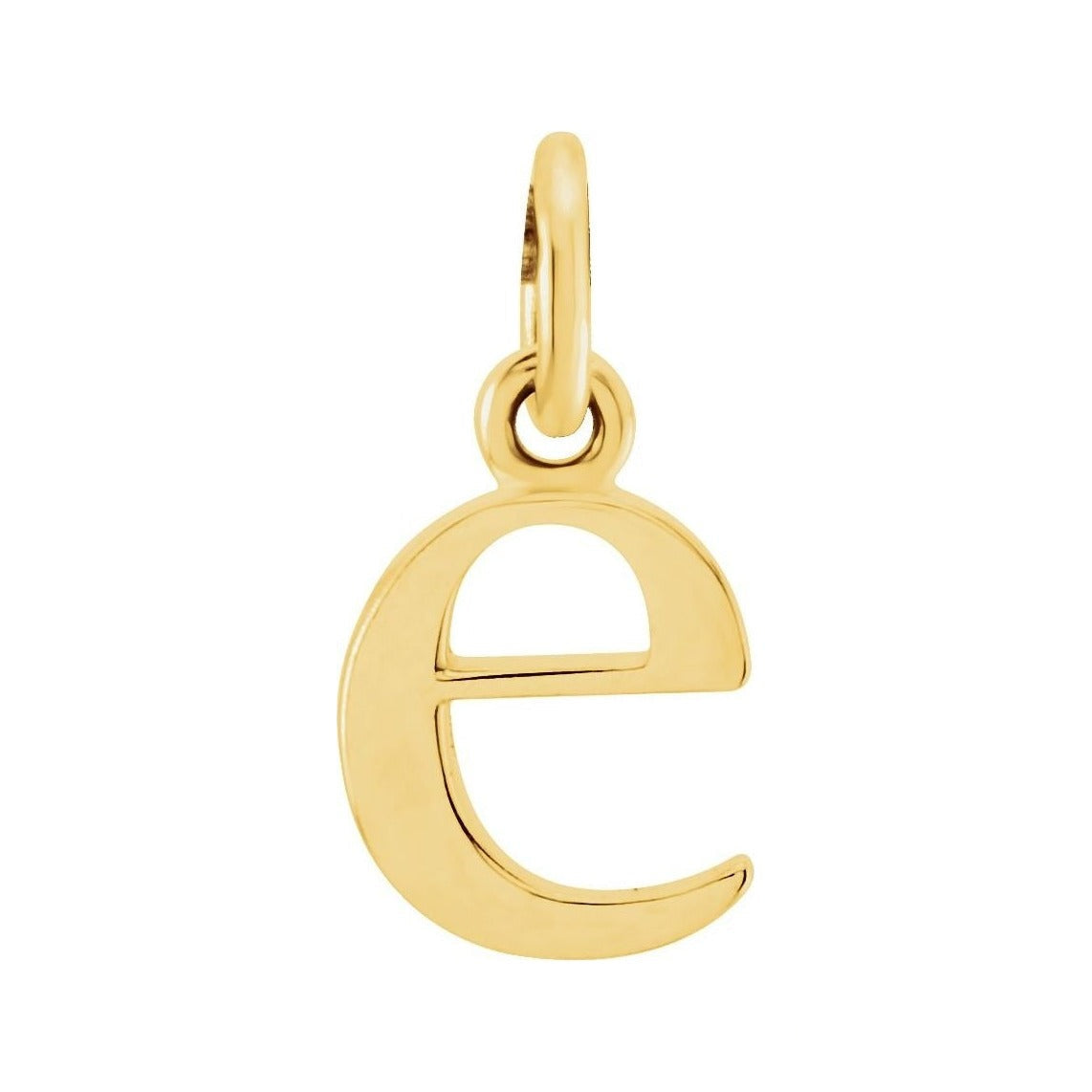 Gold Initial Pendant in 14K yellow gold