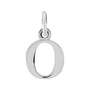 Gold Initial Pendant in 14K white gold
