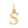 Gold Initial Pendant in 14K yellow gold
