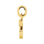 Gold Initial Pendant in 14K yellow gold, alternate view