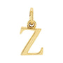 Gold Initial Pendant in 14K yellow gold