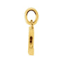Gold Initial Pendant in 14K yellow gold, alternate view