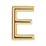 Gold Single Initial Stud Earring in 14K yellow gold
