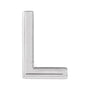 Gold Single Initial Stud Earring in 14K white gold