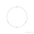 Sapphire Row Lab-Grown Diamond 3-Station Necklace - 1/4 ctw in Rose Gold