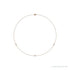 Sapphire Row Lab-Grown Diamond 3-Station Necklace - 1/5 ctw in Rose Gold