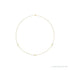 Sapphire Row Lab-Grown Diamond 3-Station Necklace - 1/3 ctw in Yellow Gold