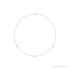 Sapphire Row Lab-Grown Diamond 3-Station Necklace - 1/4 ctw in Yellow Gold