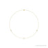Sapphire Row Lab-Grown Diamond 3-Station Necklace - 1/5 ctw in Yellow Gold