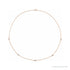 Sapphire Row Lab-Grown Diamond 5-Station Necklace - 1/4 ctw in Rose Gold