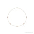 Sapphire Row Lab-Grown Diamond 5-Station Necklace - 1 ctw in Rose Gold
