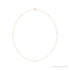 Sapphire Row Lab-Grown Diamond 7-Station Necklace - 1/4 ctw in Rose Gold