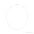 Sapphire Row Lab-Grown Diamond 7-Station Necklace - 1/4 ctw in White Gold