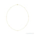 Sapphire Row Lab-Grown Diamond 7-Station Necklace - 1/4 ctw in Yellow Gold
