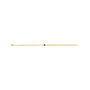 Lab-Grown Bezel-Set Gemstone Curb Bracelet in Ruby, Yellow Gold, shown from a second angle