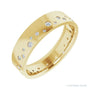 Lab-Grown Diamond Scattered Cigar Band in 14K yellow gold