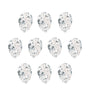Lot of 10: 10x7 mm natural white topaz, pear cut | Sapphire Row · cut7