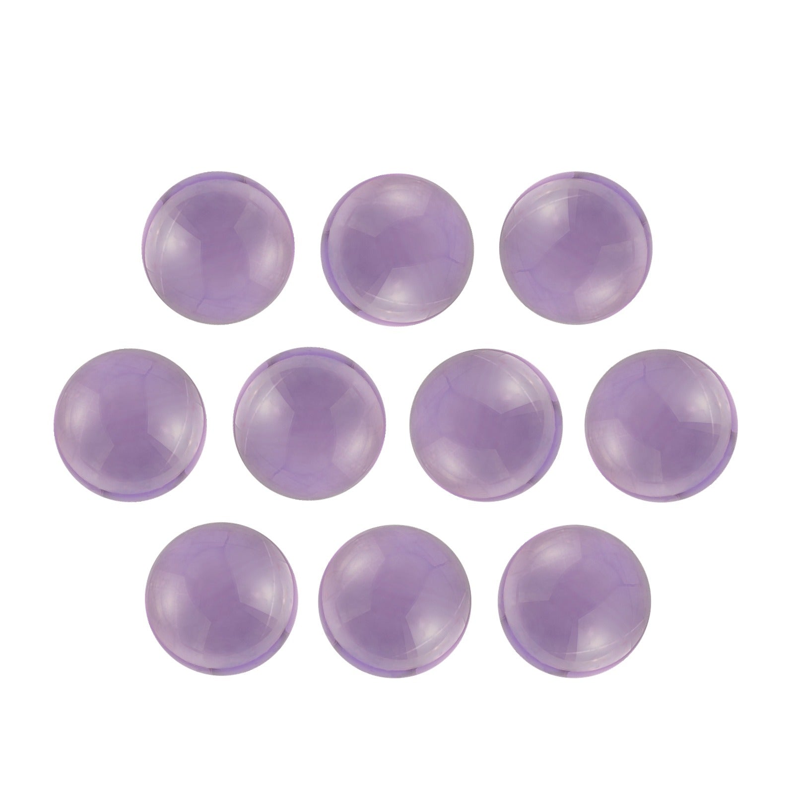 4.5 mm natural purple amethyst, round cut | Sapphire Row · cut7