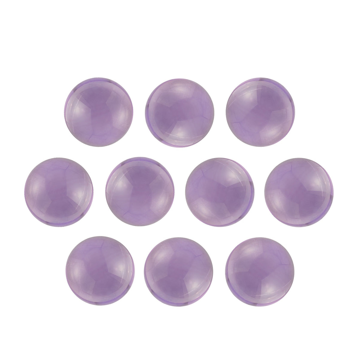 4.5 mm natural purple amethyst, round cut | Sapphire Row · cut7