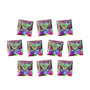 Lot of 10: 4 mm natural green mystic topaz, square cut | Sapphire Row · cut7