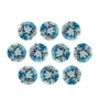 4 mm natural london blue topaz, round cut | Sapphire Row · cut7