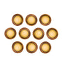 4 mm natural orange citrine, round cut | Sapphire Row · cut7