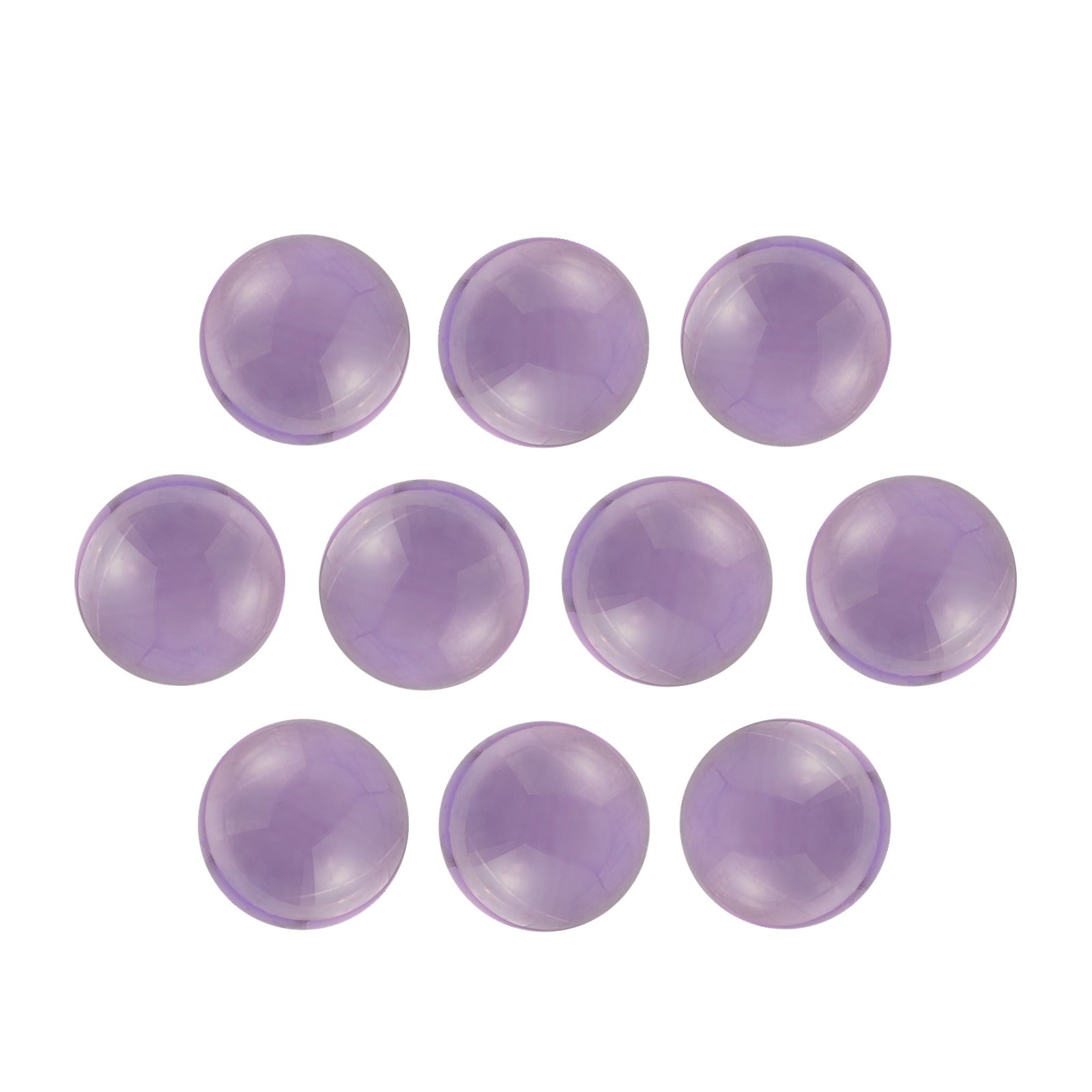 4 mm natural purple amethyst, round cut | Sapphire Row · cut7