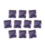Lot of 10: 4 mm natural purple iolite, square cut | Sapphire Row · cut7