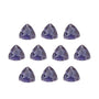 Lot of 10: 4 mm natural purple iolite, trillion cut | Sapphire Row · cut7