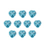 4 mm natural swiss blue topaz, heart cut | Sapphire Row · cut7
