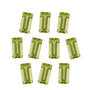 Lot of 10: 4x2 mm natural arizona green peridot, straight baguette cut | Sapphire Row · cut7