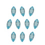 Lot of 10: 4x2 mm natural blue zircon, marquise cut | Sapphire Row · cut7
