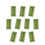 Lot of 10: 4x2 mm natural green peridot, straight baguette cut | Sapphire Row · cut7