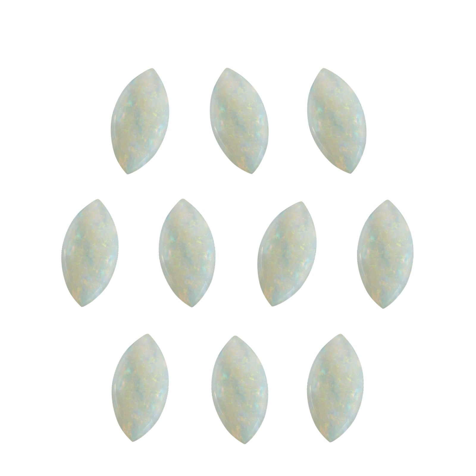 4x2 mm natural white opal, marquise cut | Sapphire Row · cut7