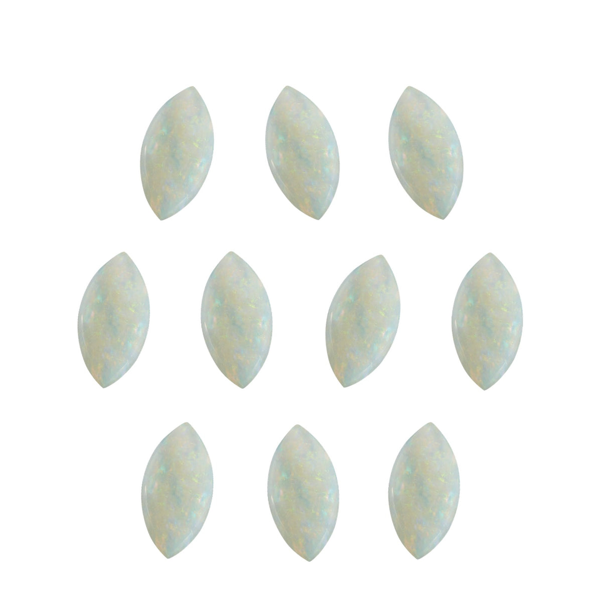 4x2 mm natural white opal, marquise cut | Sapphire Row · cut7