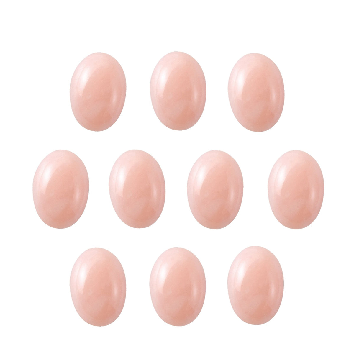 4x3 mm natural pink opal, oval cut | Sapphire Row · cut7