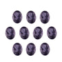 Lot of 10: 4x3 mm natural purple iolite, oval cut | Sapphire Row · cut7