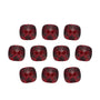 5 mm natural dark orange red mozambique garnet, cushion cut | Sapphire Row · cut7
