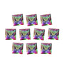 Lot of 10: 5 mm natural green mystic topaz, square cut | Sapphire Row · cut7