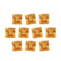 Lot of 10: 5 mm natural orange citrine, square cut | Sapphire Row · cut7