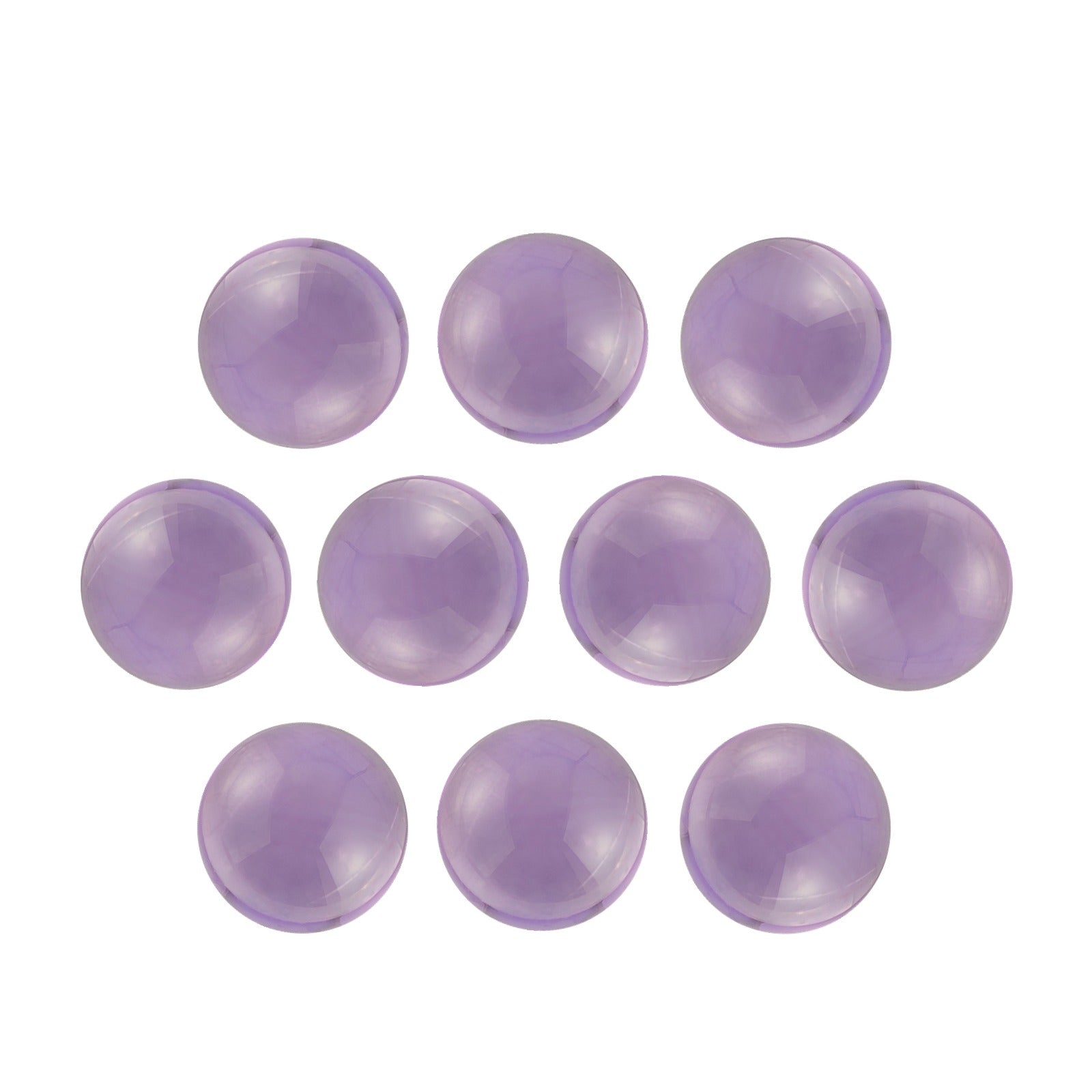 5 mm natural purple amethyst, round cut | Sapphire Row · cut7
