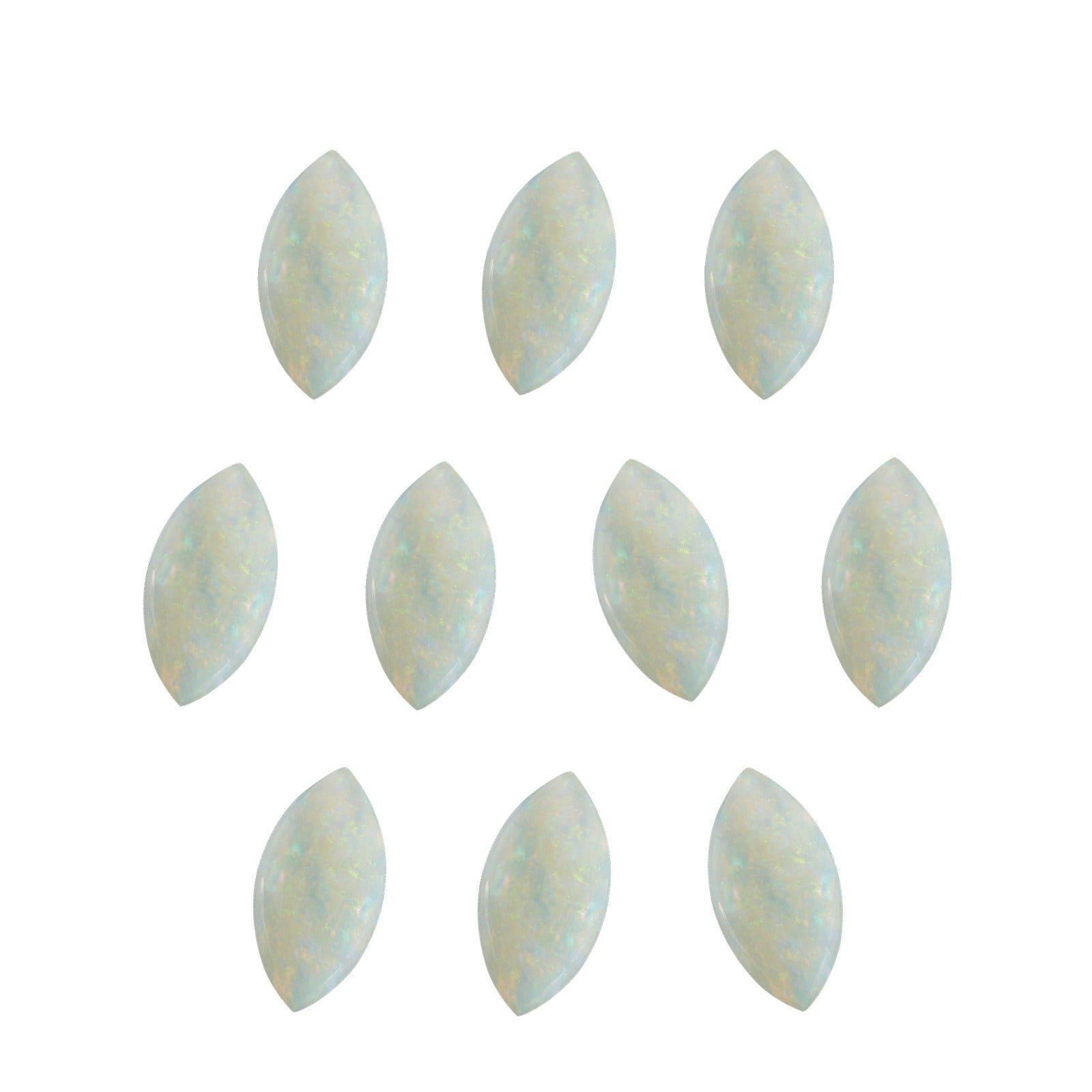 5x2.5 mm natural white opal, marquise cut | Sapphire Row · cut7