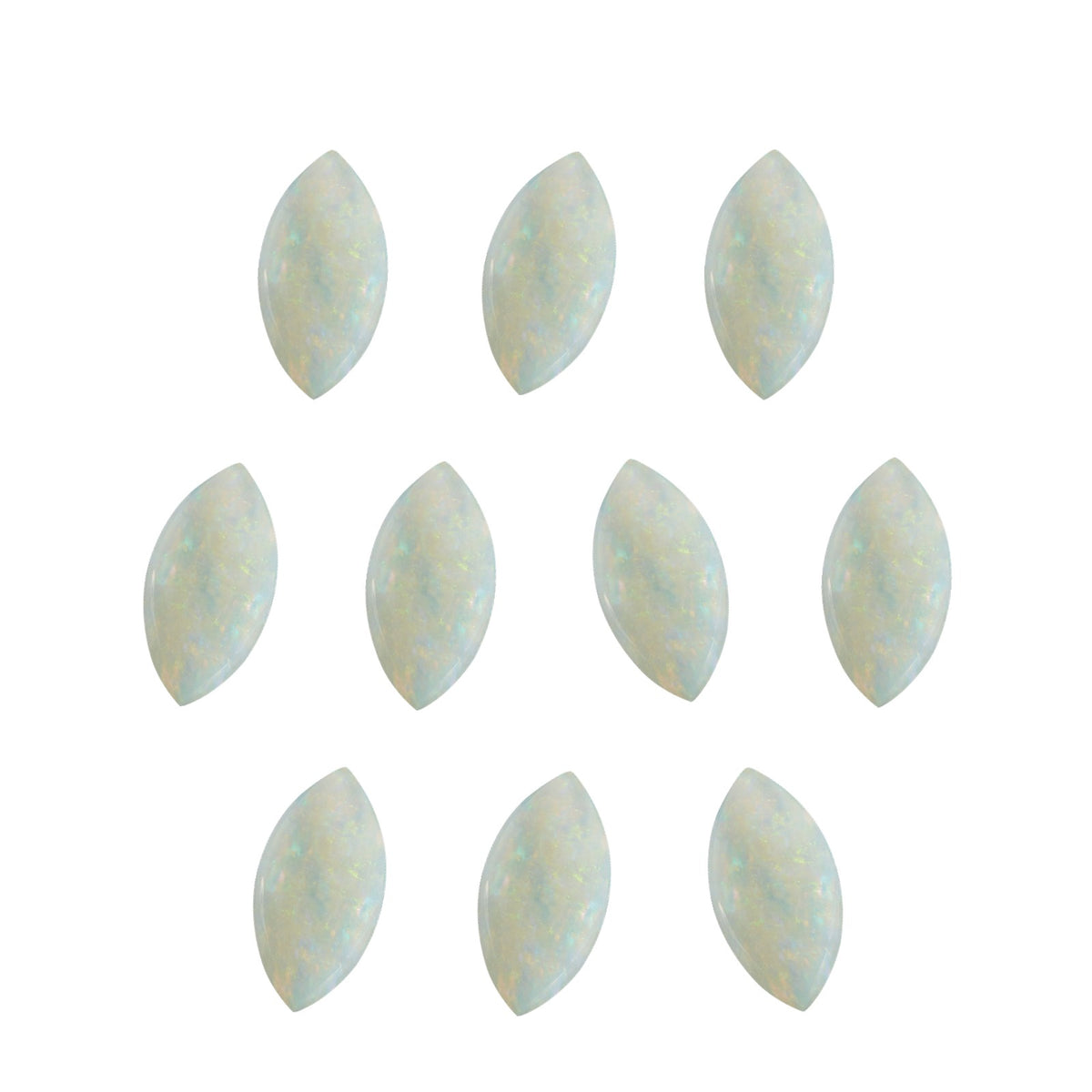 5x2.5 mm natural white opal, marquise cut | Sapphire Row · cut7