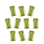 Lot of 10: 5x2 mm natural arizona green peridot, straight baguette cut | Sapphire Row · cut7
