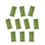 Lot of 10: 5x2 mm natural green peridot, straight baguette cut | Sapphire Row · cut7
