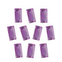 Lot of 10: 5x2 mm natural purple amethyst, straight baguette cut | Sapphire Row · cut7