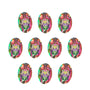 Lot of 10: 5x3 mm natural green mystic topaz, oval cut | Sapphire Row · cut7