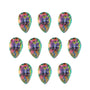 Lot of 10: 5x3 mm natural green mystic topaz, pear cut | Sapphire Row · cut7